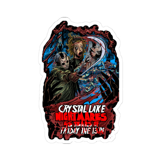 Crystal Lake Nightmares 3x3 Sticker